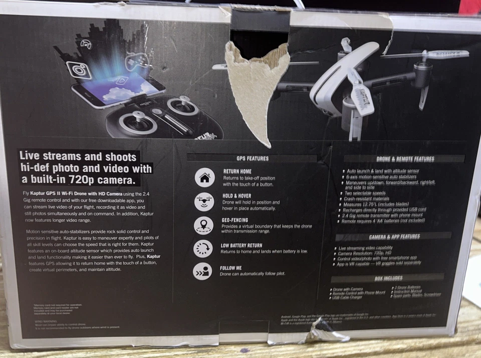 Protocol Kaptur GPS II DRONE WIFI HD - Used - Image 3 of 4