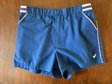 Vintage Jantzen Shorts Swim Trunks Tennis Walking 1960s Blue Size 34 Made in USA