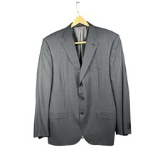 Ermenegildo Zegna High Performance Charcoal 2 Piece Pinstripe Suit Mila 44R