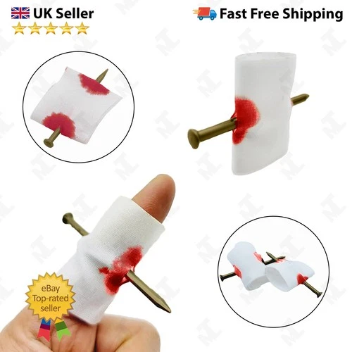 Fake Nail Through Finger Magic Trick Prank Toy Joke Games Gag Shows Party Funny