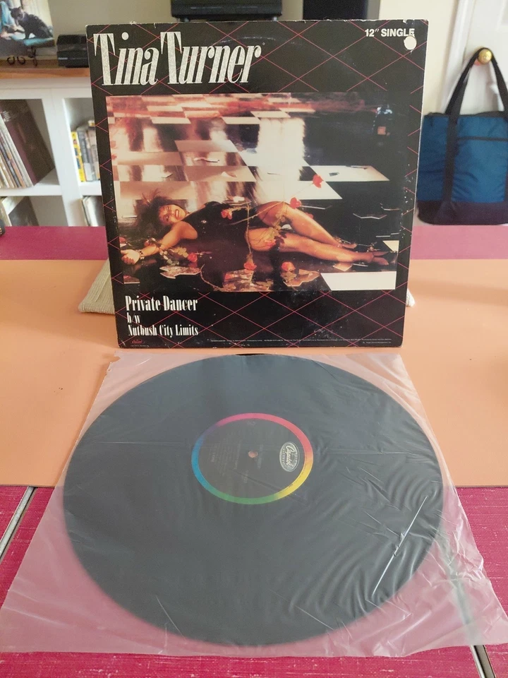Tina Turner - Private Dancer b/w Nutbush City Limits 12" Single 1984 VG+ - Image 2 of 3