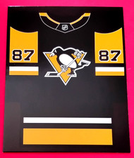 2024-25 SIDNEY CROSBY Jersey First 500 Fans Pittsburgh Penguins UD Credentials