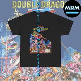 NEW Double Dragon II NES Nintendo Box Art Design 4 Colors T-Shirt S-5XL Free S&H