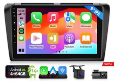 9 Ips Android 14 464 For Mazda3 Sedan 2004-2009 Car Stereo Carplay Touchscreen