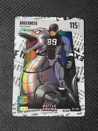 BO JACKSON BATTLE ARENA 2026 EDITION BROCKNESS STEEL HEADLINES BATTLE FOIL SP!