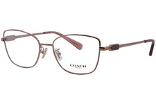 Coach HC5147 9331 Eyeglasses Women's Shiny Rose Gold Full Rim Cat Eye 53mm