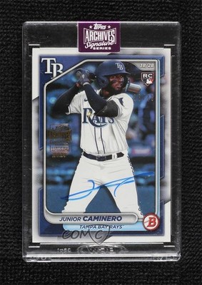 2025 Archives Signature Series 36/49 Junior Caminero (2024 Bowman) Auto v9t