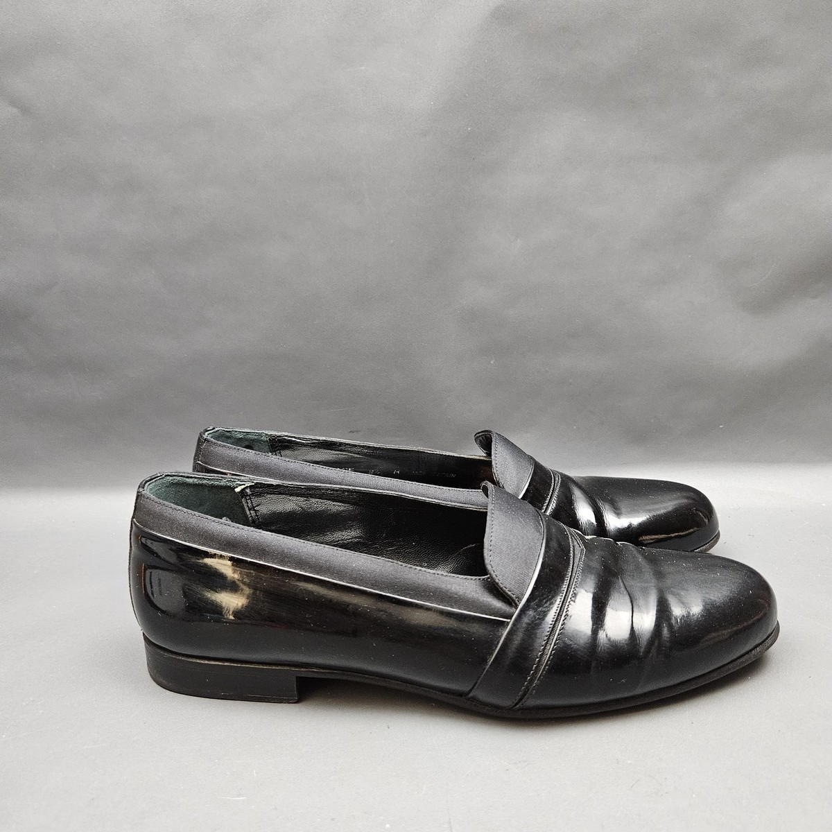 Mezlan Mirage Tuxedo Dress Loafers Shoes Black Mens Size 11.5 B Patent Leather Amazon.com | Justar Men main image 2