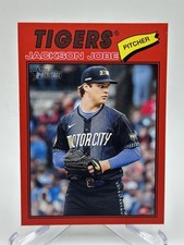 2026 Topps Heritage - Jackson Jobe #164 Red Border, Tigers