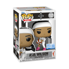 Funko POP! A'ja Wilson WNBA Aces Exclusive Heroine Jersey Figure 12 + Protector