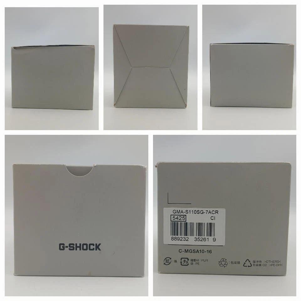 CASIO GMA-S110SG G-Shock Clear/White & Gold Women's Analog & Digital Watch w/Box - Image 4 of 4