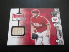 ERIC VALENT 01 ROOKIE & STARS FRESHMAN ORIENTATION AUTHENTIC GAME USED BAT CARD