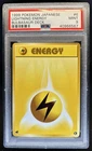 1999 Pokemon Japanese Bulbasaur Deck Lightning Energy #6 PSA 9 MINT