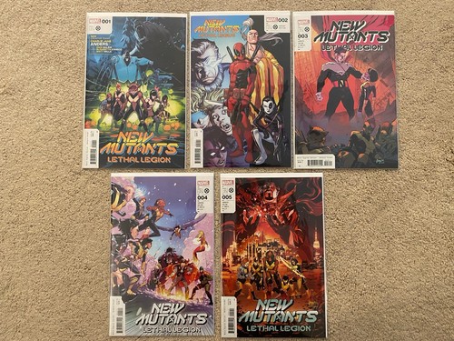 New Mutants Lethal Legion | COMPLETE Set #1-5 | 2023 | Marvel | NM - 9.4
