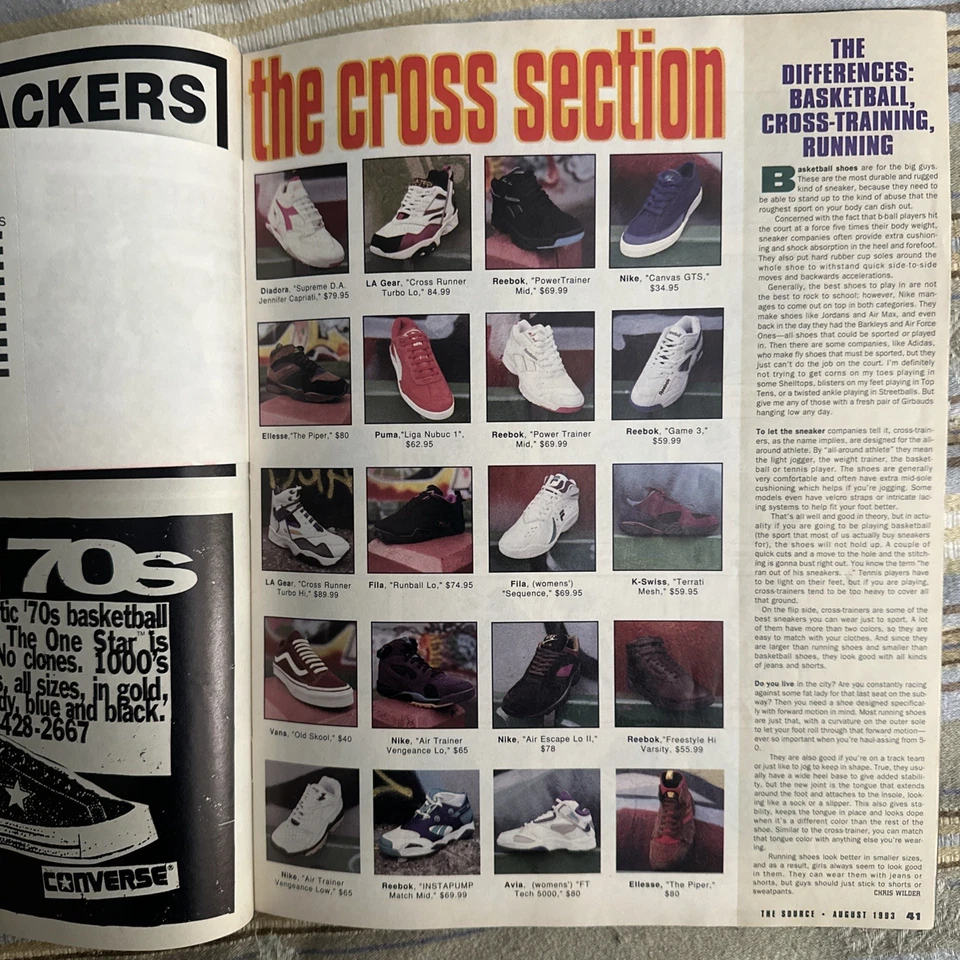 THE SOURCE magazine No. 47 (August 1993) Biz Markie Guide To Sneakers - Image 3 of 3
