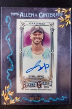 2025 Allen & Ginter Joey Graziadei #MA-JG Black Mini Framed Auto 8/25