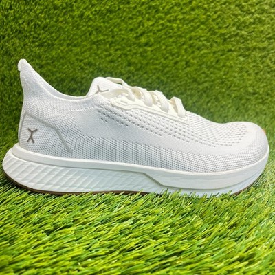 Flux Adapt Runner White Gum Womens Size 7 Running Athletic Walking Knit Shoes
