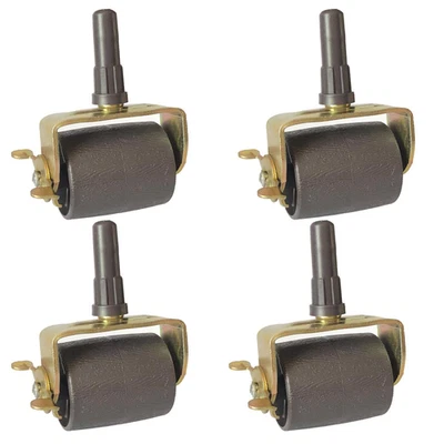 Metal Stem Heavy Duty Bed Frame Wheels Casters Rollers with Socket Sleeve Inster