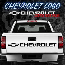 Chevrolet Decal Sticker Tailgate Truck Lettering 1500 Silverado Vinyl Decals