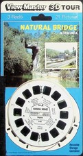 Natural Bridge Virginia 3D View-Master 3 Reel Packet