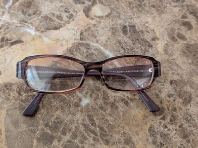 Jean Lafont Paris Facile 857 Eyeglasses Frame France 52 17 142mm Womens Purple