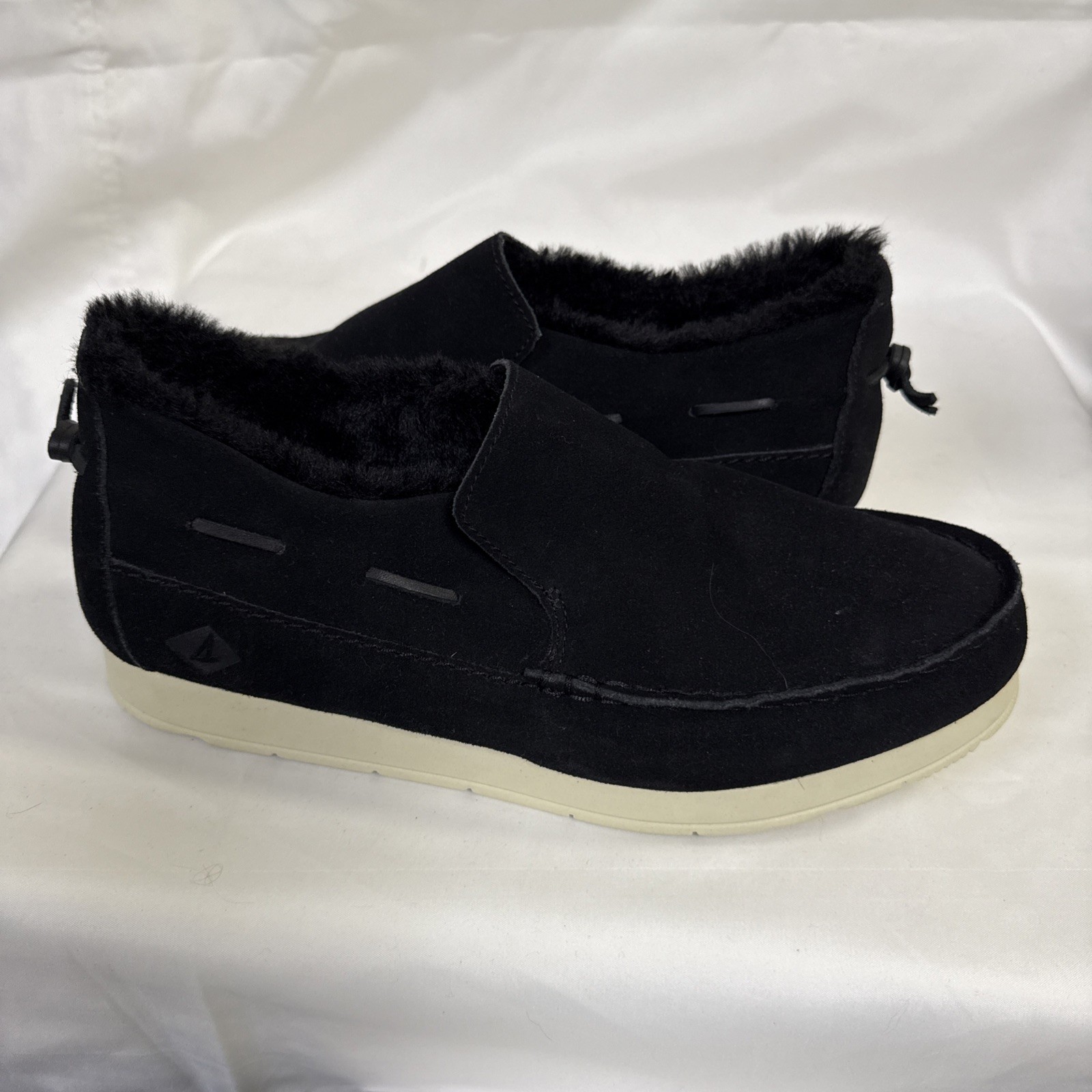 Sperry Moc Sider Men's Size 9.5 black Suede shoes