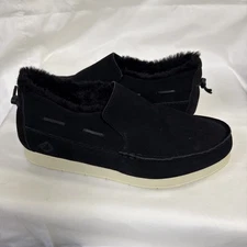 Sperry Moc Sider Men's Size 9.5 black Suede shoes