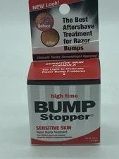(1) High Time Bump Stopper Razor Bump Treatment 0.5 oz Sensitive Cream