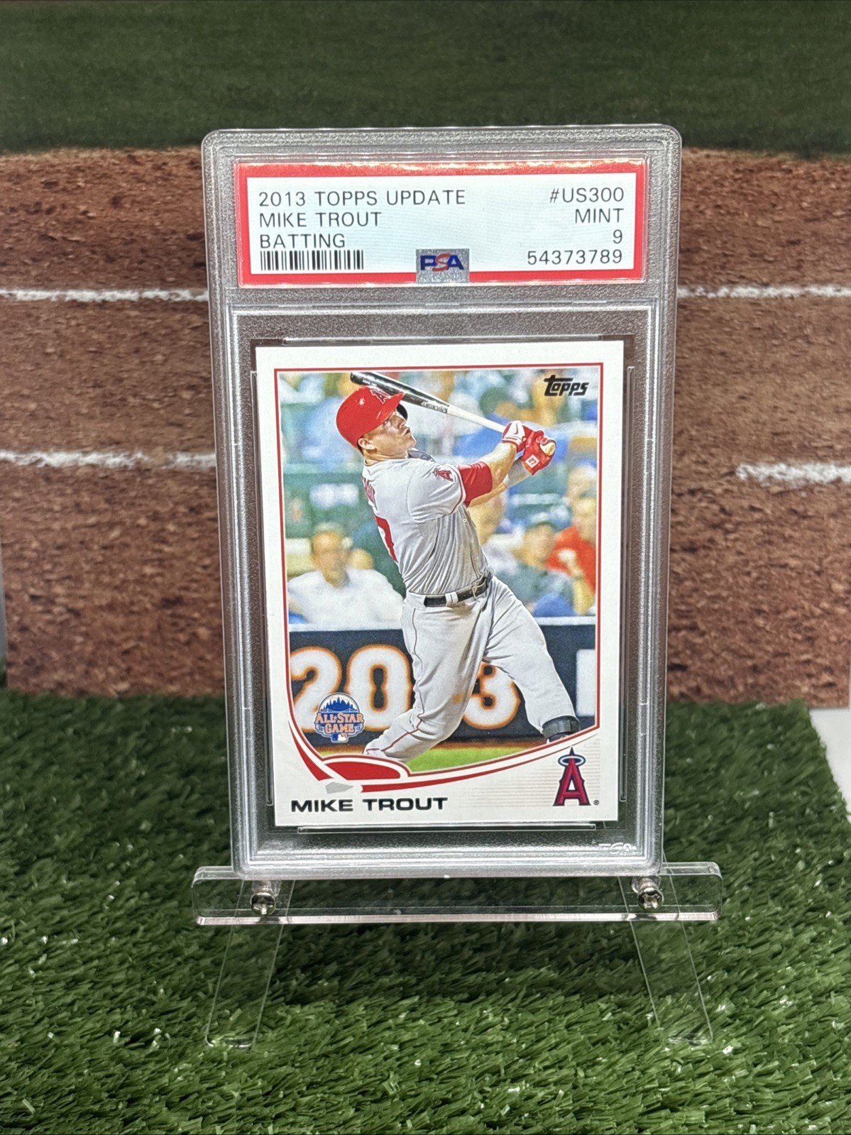 2013 Topps TOPPS UPDATE Batting Mike Trout front