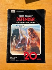 Atari 2600 Manual Defender Sears