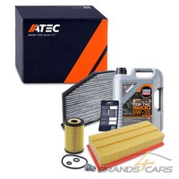 Atec Inspektionspaket+5L Liquimoly FÜR Audi A3 Skoda VW Golf 7 Touran 1.6 2.0TDI