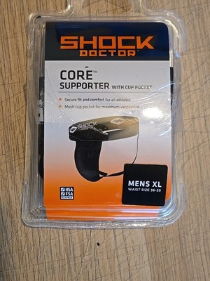 Shock Doctor Core Supporterw/Cup Pocket XL 36-39''