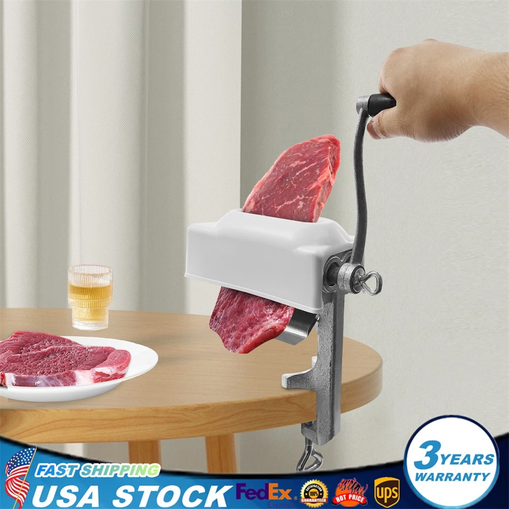 Commercial Manual Meat Tenderizer Machine Stainless Steel Kitchen Tool HOME NEW