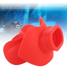 Diving Regulator Mouthpiece with Tie Silicone Comfortable Bite Scuba Regulator