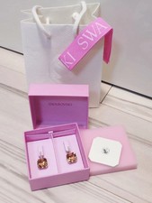 Swarovski Crystal Earrings Watanabe Shota Used Authentic Japan Gift Japan