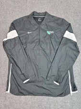 Nike North Texas Mean Green Windbreaker Jacket Mens XL NCAA 1/2 Zip Anorak UNT