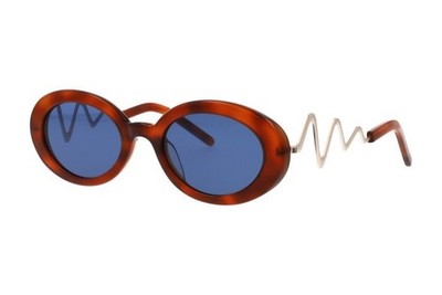 Lunettes de soleil ovales marron Rétro Will i am Ill.i optics WA599