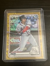 2020 Bowman Chrome - Prospects Cristian Pache #BCP-201 Gold Shimmer Refractor...
