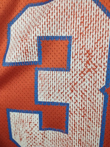 Vintage Terrell Davis Logo Athletic Jersey #30 2XL Orange Denver Broncos - Picture 13 of 16