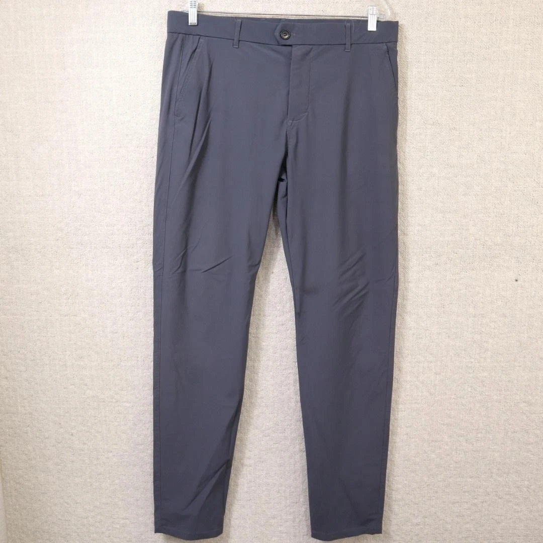 Greyson Montauk Golf Pants Men 34x34 Gray Slim Tapered Stretch Performance Chino