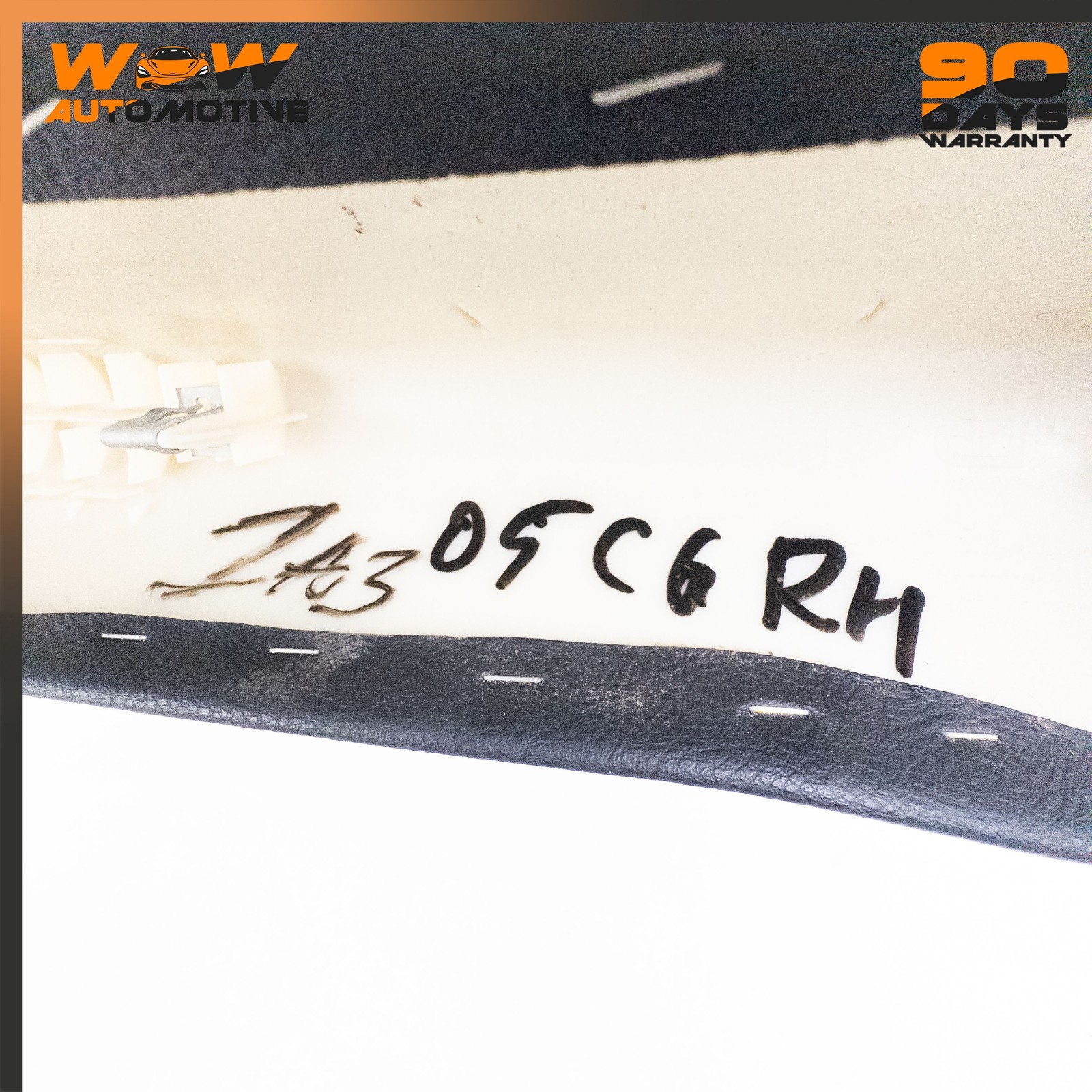 05-13 CHEVROLET CORVETTE C6 FRONT LOWER RIGHT PASSENGER SIDE PILLAR TRIM OEM