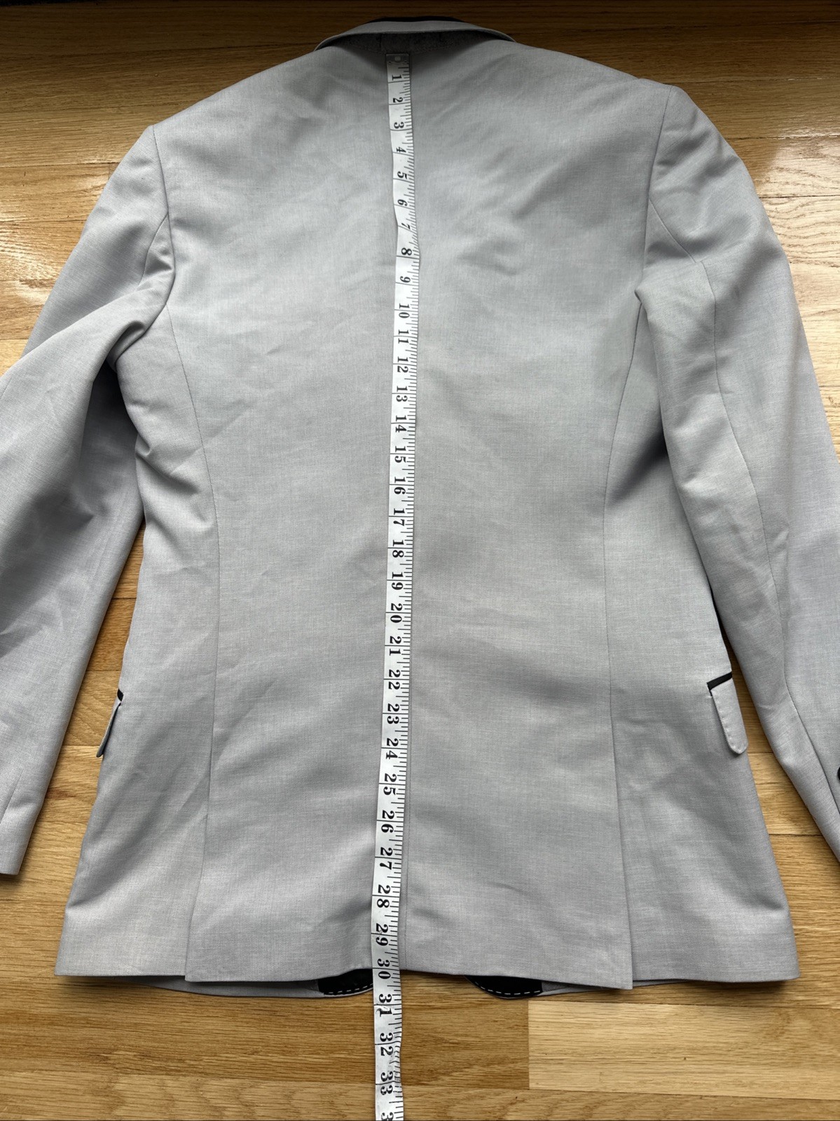 Statement Men's Super 150's Gray   Two Button Bla… - image 16