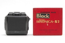 Black  MINT in Box Zenza Bronica 120 6x6 Film Back Holder S S2 S2A From JAPAN