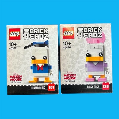 LEGO 40377 + 40476 BrickHeadz Donald Duck & Daisy Duck Neu OVP