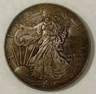 U.S. Mint Toned 2000 American Silver Eagle 1 Troy Oz .999 Fine Silver