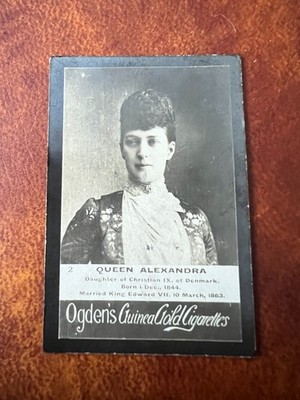 Ogdens Guinea Gold Zigarettenkarte - #2 Queen Alexandra 1901.........Kostenloser Versand im Vereinigten Königreich