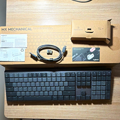 Logitech MX Mechanical Wireless Illuminated Mechanical Keyboard Gray QWERTY EN