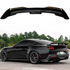 For 2024 2025 Ford Mustang Dh Performance Gloss Black Rear Trunk Spoiler Wing