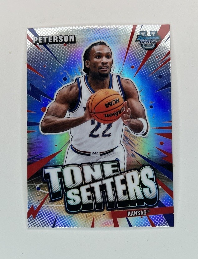 2025-26 Bowman U Best Darryn Peterson TONE SETTERS REFRACTOR #TS-2 Kansas