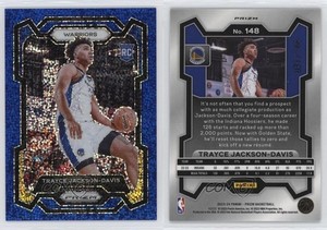 2023-24 Panini Prizm Blue Sparkle /144 Trayce Jackson-Davis #148 Rookie RC
